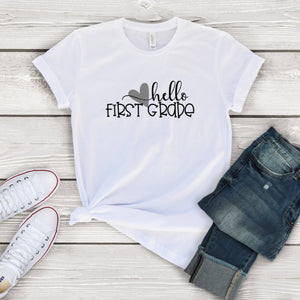 Hello First Grade-Plus Sizes