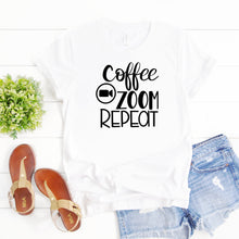 Social Distancing Shirt-Coffee Zoom Repeat