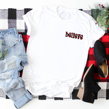 Mini Black & Red Plaid Believe-Plus Sizes