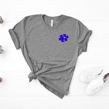 Mini Puzzle Piece Blue- Autism Awareness