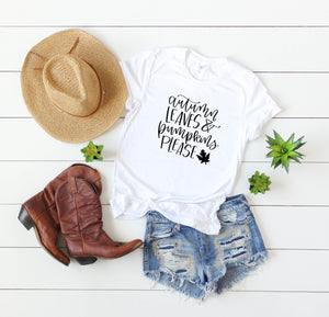 Autumn Leaves & Pumpkins Please