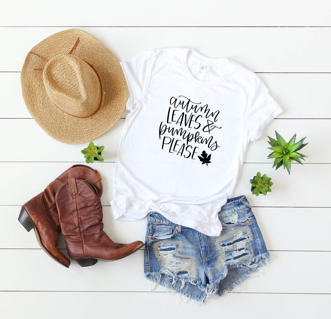 Autumn Leaves & Pumpkins Please