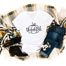 V-Neck: Thankful Pumpkin