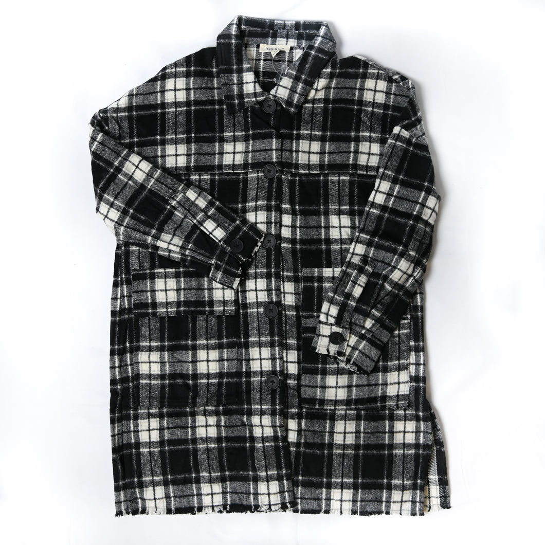 Oversized Flannel Jacket