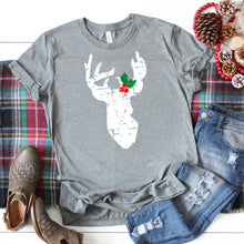 Deer With Holly-Plus Sizes