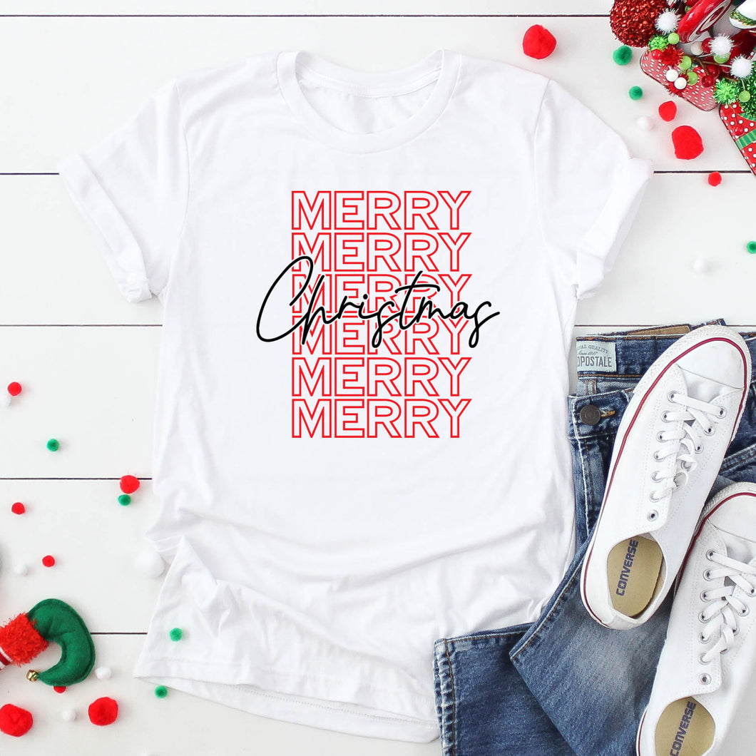 Merry Merry Merry Christmas-Plus Sizes