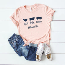 Eggs. Milk. Bacon.-Plus Sizes