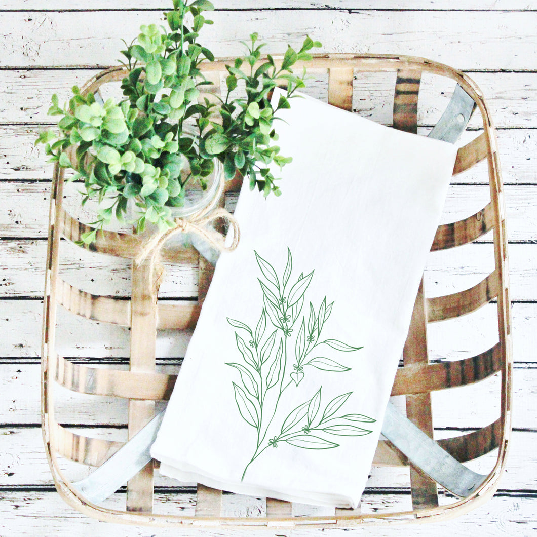 Tea Towels- Greenery!