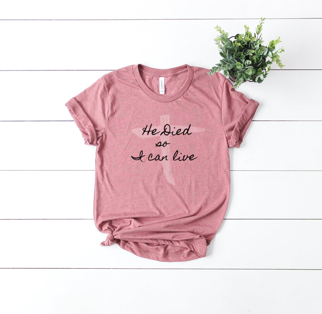 He Died So I Can Live-Plus Sizes