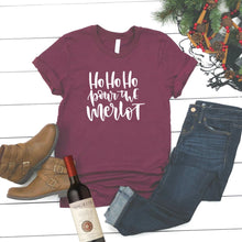 Ho Ho Ho Pour The Merlot-Plus Sizes