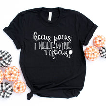 Hocus Pocus I Need Wine To Focus (White)-Plus Sizes