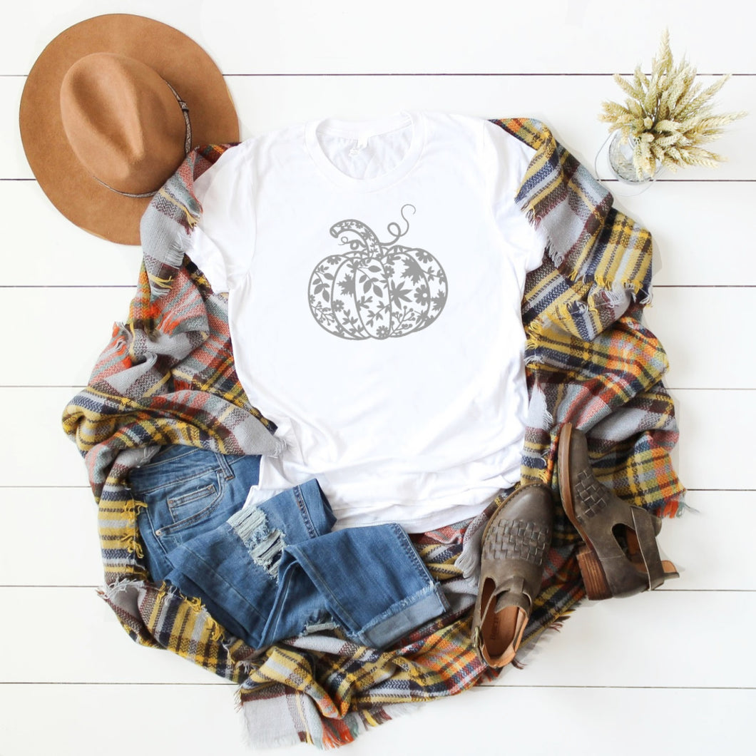 Grey Leaf Pumpkin
