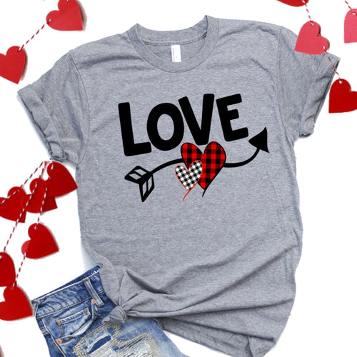 Love 2 Plaid Hearts