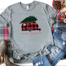 Plaid Merry Christmas Camper