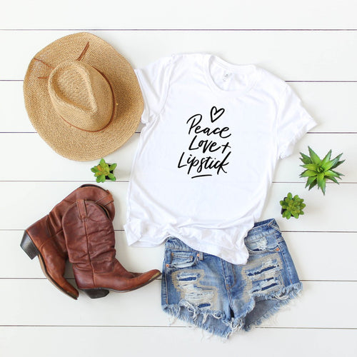 Peace Love + Lipstick-Plus Sizes