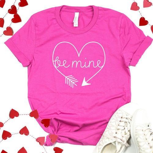 Be Mine Arrow Heart (White)-Plus Sizes
