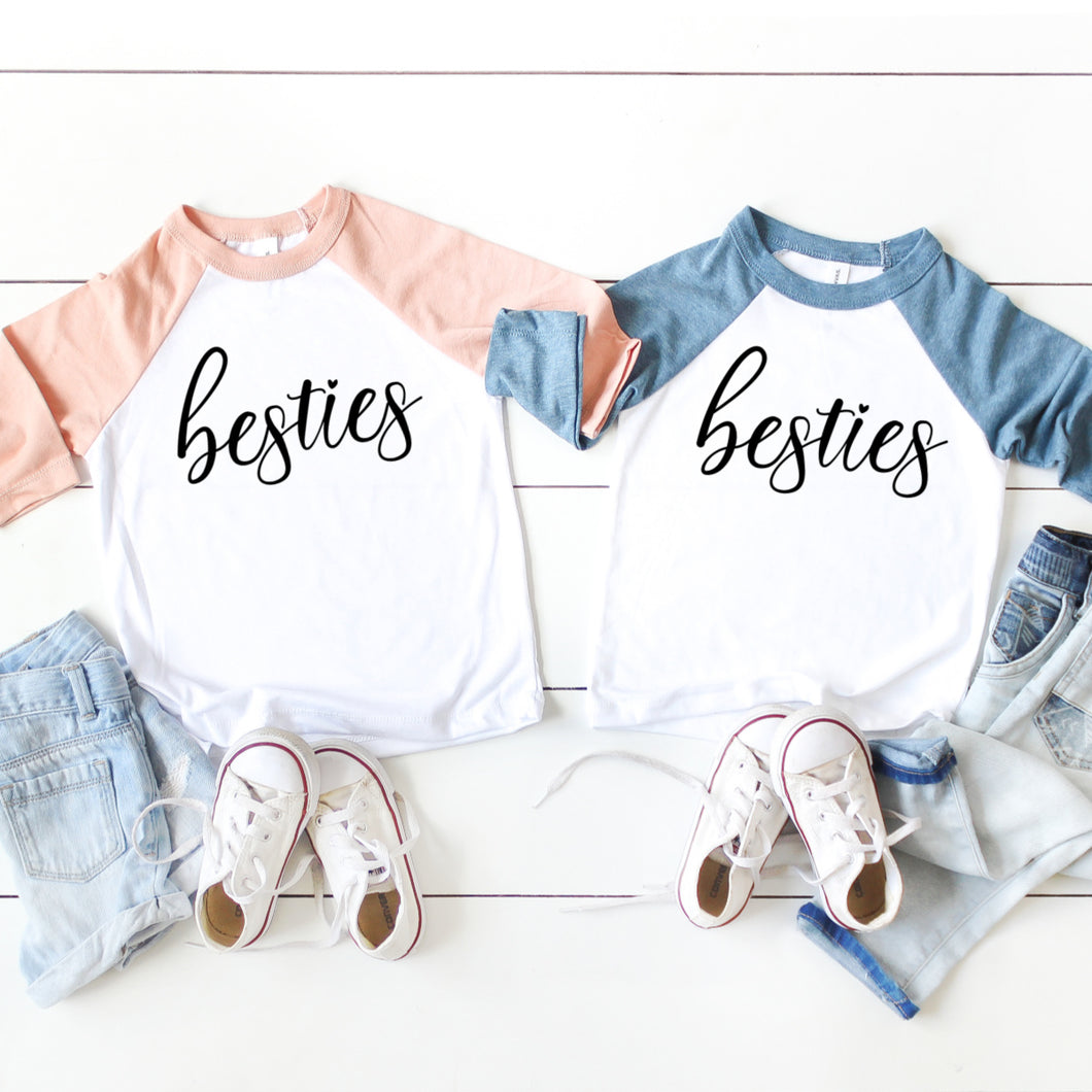 Besties Youth Raglan