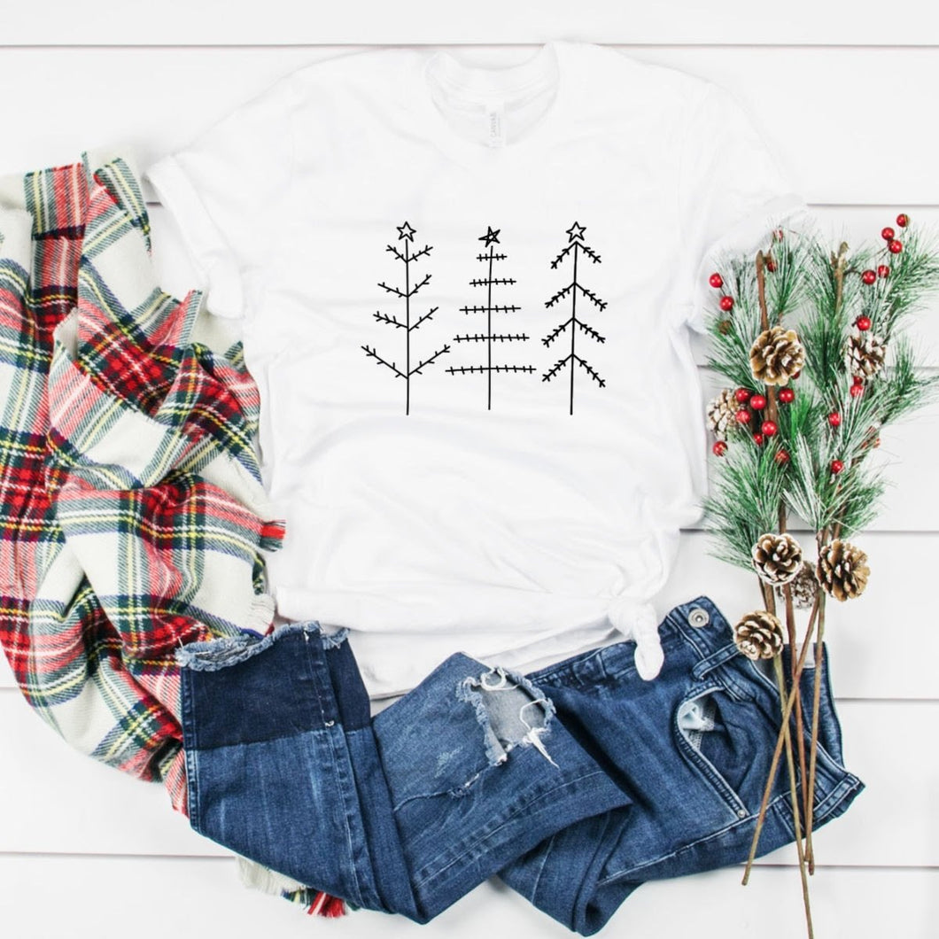 Black Primitive Stick Trees-Plus Sizes
