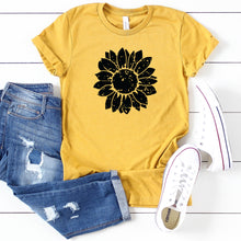 Distressed Sunflower-Black