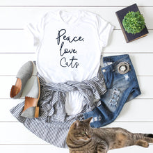 Peace. Love. Cats.-Plus Sizes