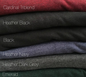 Blank Crewneck Tees- Dark Tones