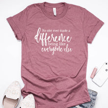 No One Ever Made A Difference Being Like Everyone Else