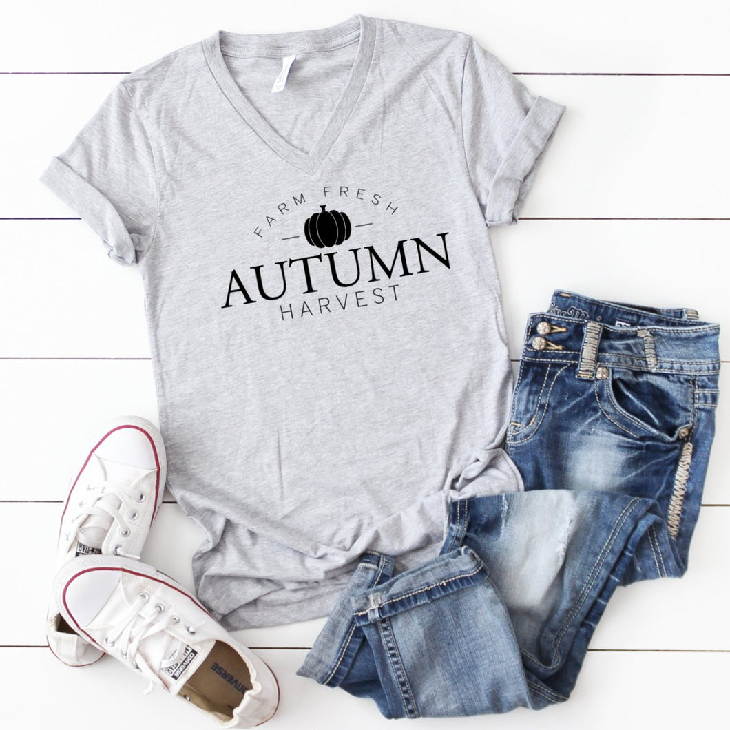 V-Neck: Farm Fresh Autumn Harvest