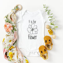 F is for Flower Onesie