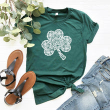 White Damask Shamrock
