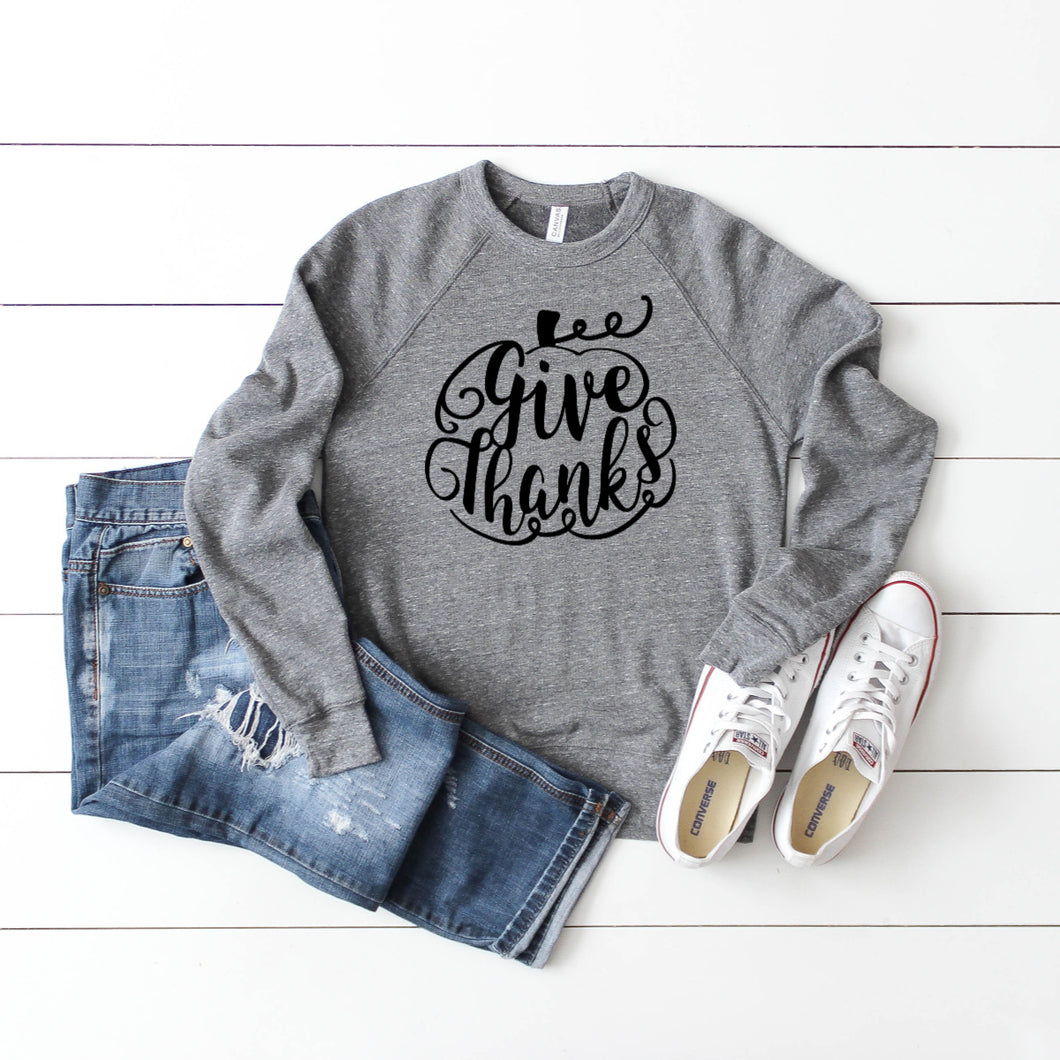 Give Thanks Crewneck Sweatshirt