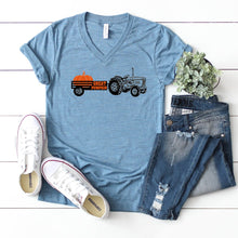 V-Neck: Great Pumpkin Tractor