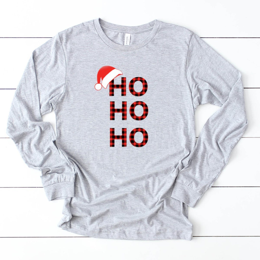 HO HO HO-Long Sleeve-Plus Sizes