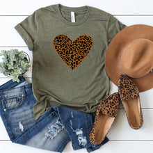 Leopard Print Heart-Plus Sizes