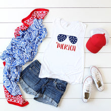 Merica Glasses- Muscle Tank