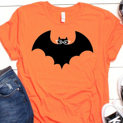 Bat With Glasses-Plus Sizes