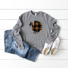 Plaid Turkey Crewneck Sweatshirt