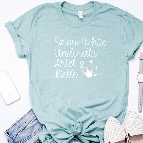 Snow White Cinderella Ariel & Belle