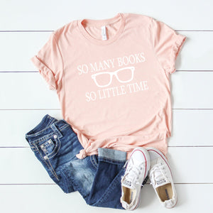 So Many Books So Little Time (White)-Plus Sizes