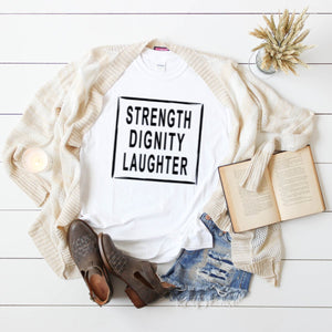 Strength Dignity Laughter-Plus Sizes