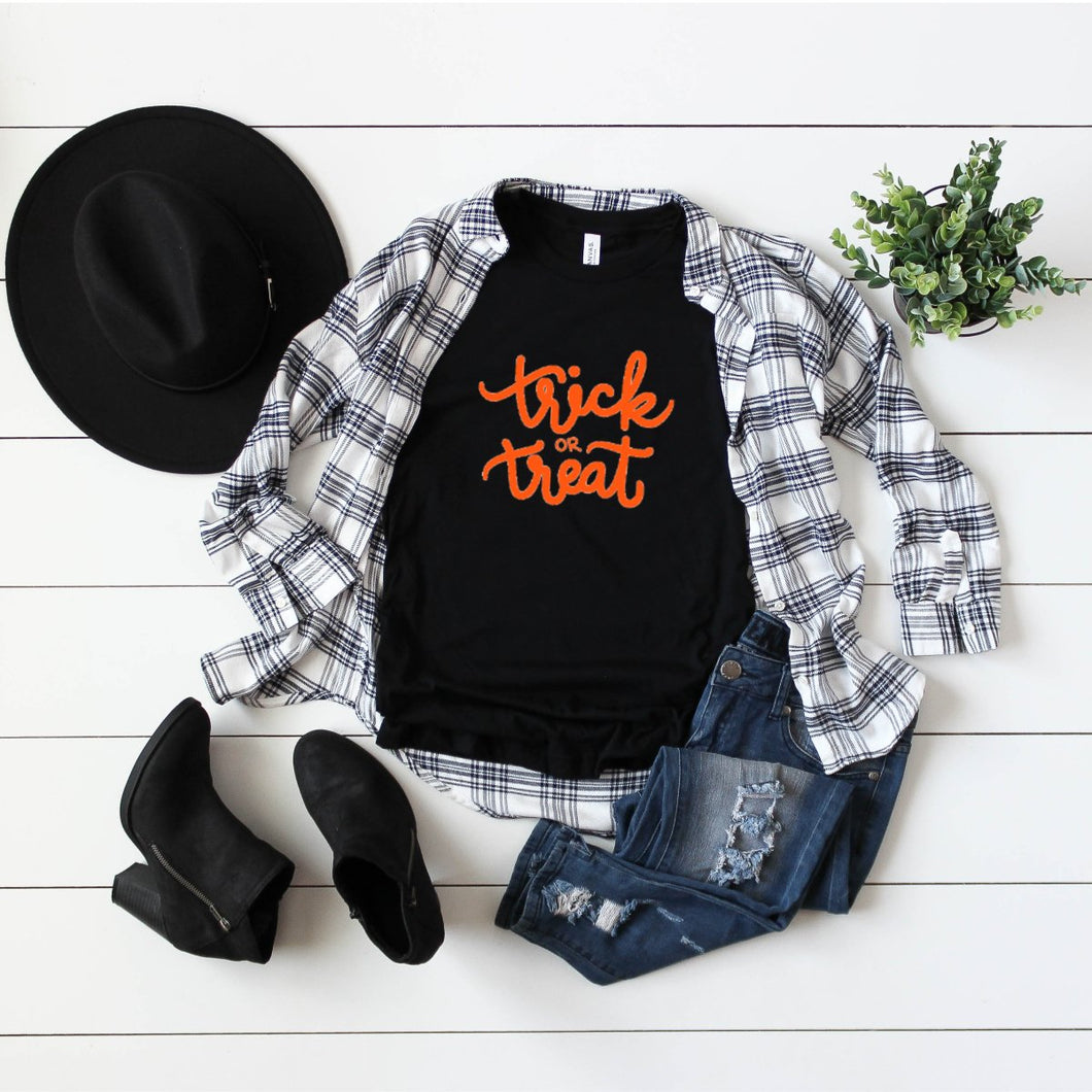 Trick Or Treat Orange-Plus Sizes