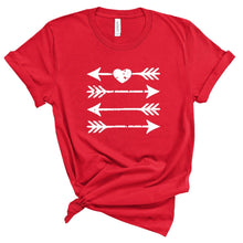 White Distressed Arrows-Plus Sizes